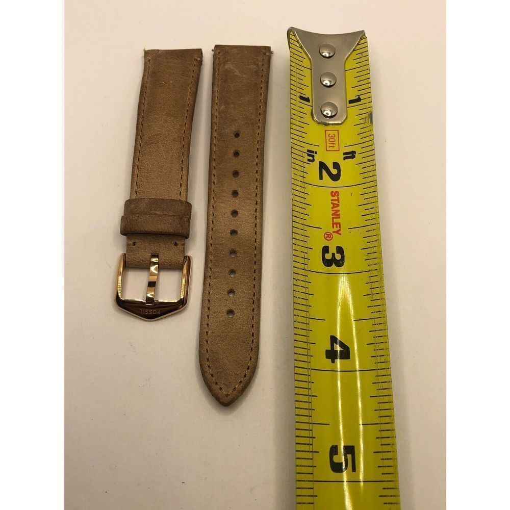 Authentic Fossil Watch Full Band Genuine Leather 18mm EZ117
